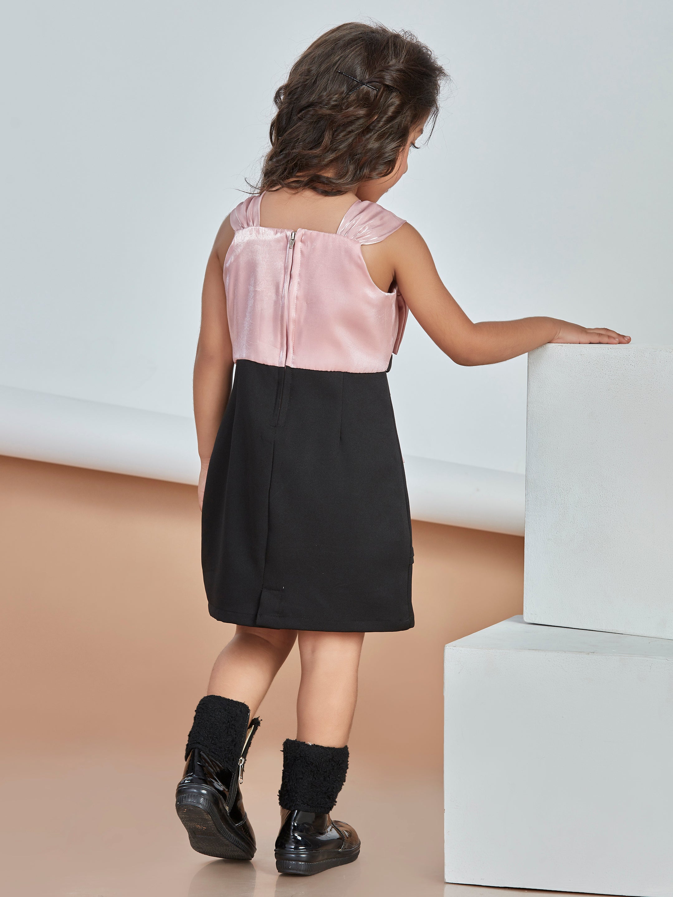 Girls Knee Length Party Dress