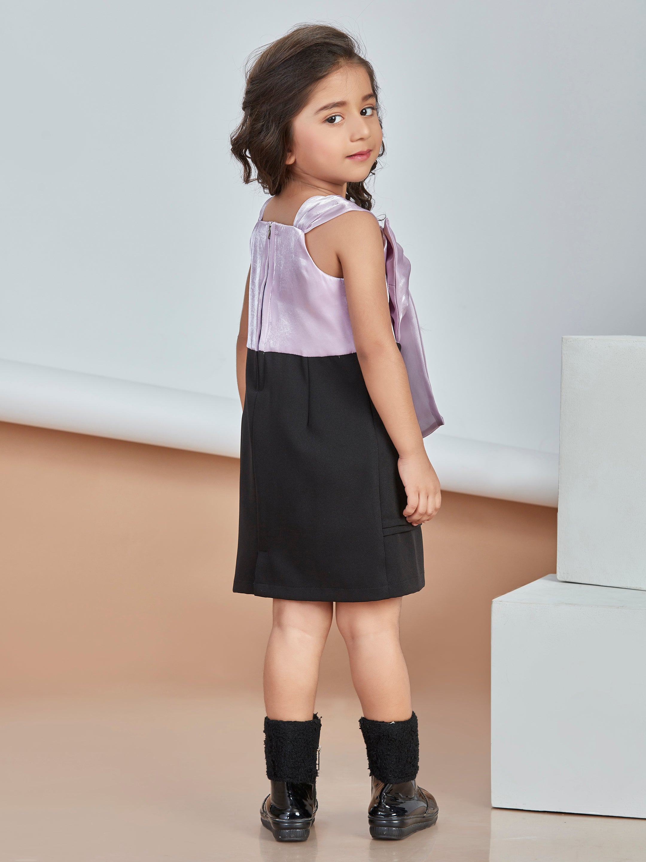 Girls Knee Length Party Dress