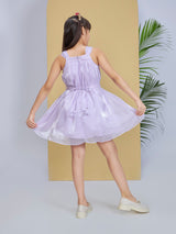 Girls Knee Length Party Dress