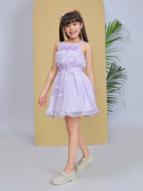 Girls Knee Length Party Dress