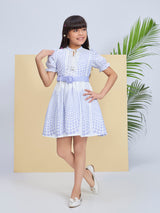 Girls Knee Length Casual Dress