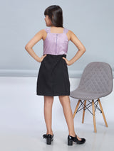 Girls Knee Length Party Dress
