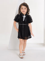 Girls Black Party Dress