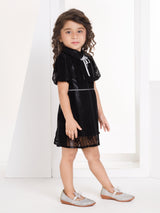 Girls Black Party Dress