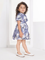 Girls Purple Party Wear Dress