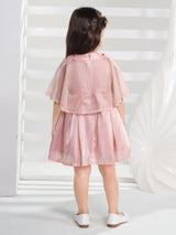 Girls Pink Party Wear Dress