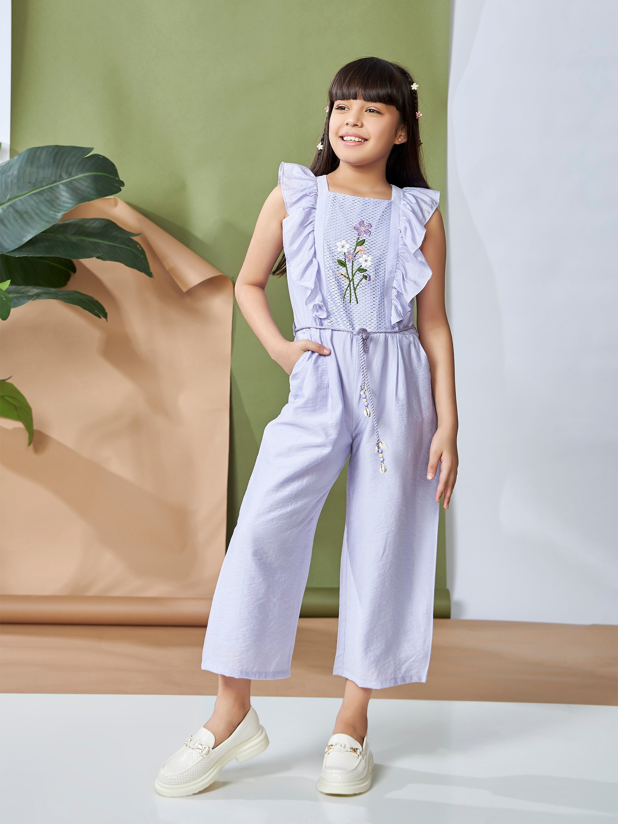 Girls Full Length Casual Jumpsuit
