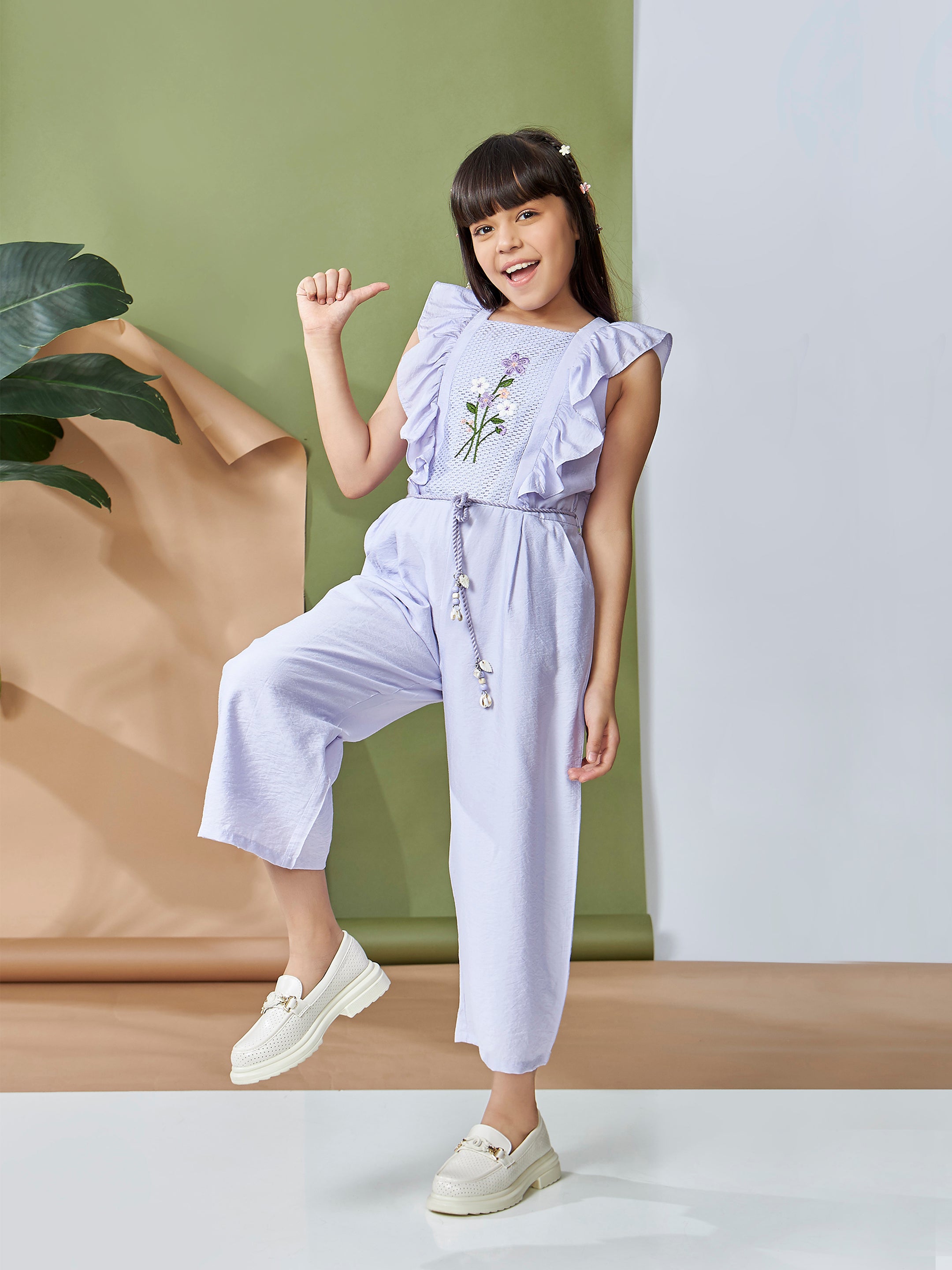 Girls Full Length Casual Jumpsuit