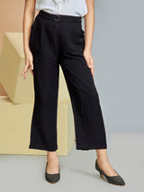 Girls Black Casual Wear Pant