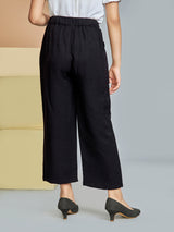 Girls Black Casual Wear Pant