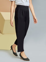 Girls Black Casual Wear Pant