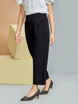 Girls Black Casual Wear Pant