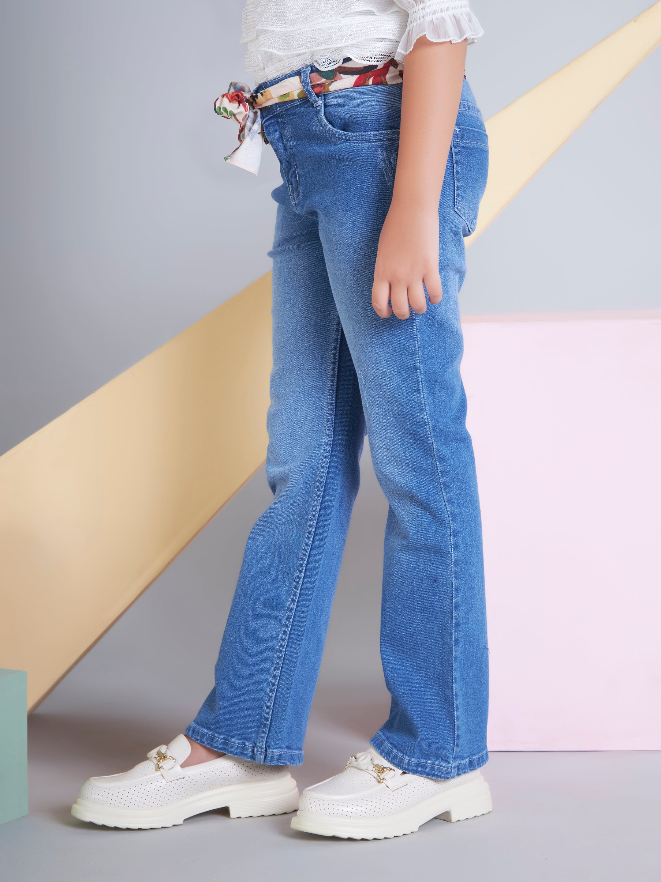 Girls Full Length Casual Jeans