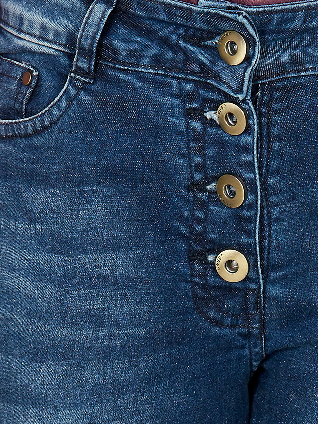 Girls Ankle Length Casual Jeans