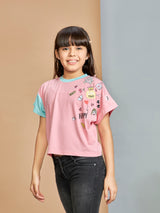 Girls Half Sleeves Casual Top