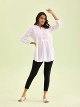 Women's Solid Black Cotton Cropped Legging