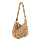 Women's Golden Casual Solid Clutch