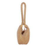 Women's Golden Casual Solid Clutch