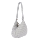 Women's Silver Casual Solid Clutch