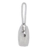 Women's Silver Casual Solid Clutch