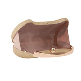 Women's Golden Casual Solid Clutch