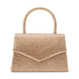 Women's Champagne Casual Solid Clutch