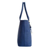 Women's Blue Casual Solid Satchel