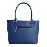 Women's Blue Casual Solid Satchel