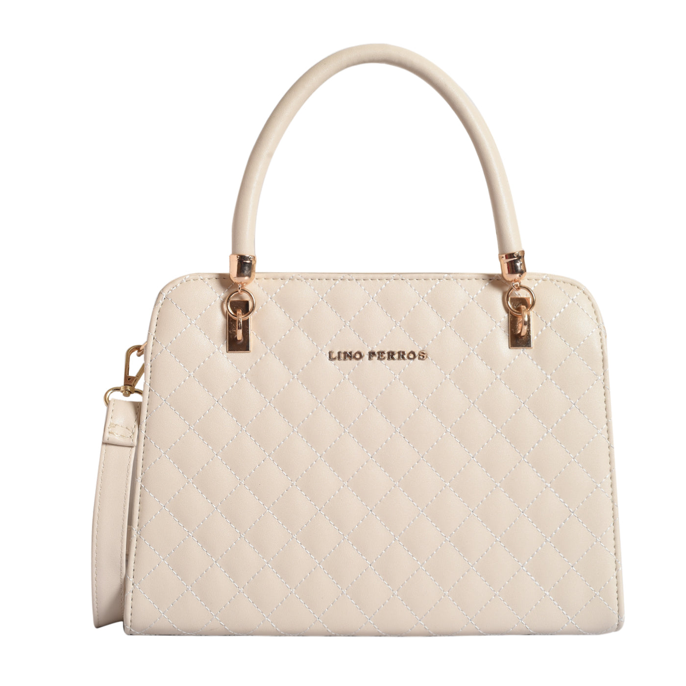 Women's White Casual Solid Satchel