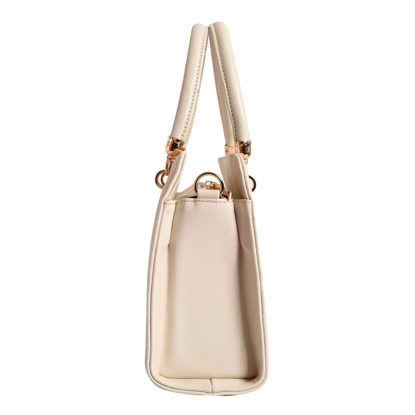 Women's White Casual Solid Satchel