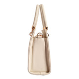 Women's White Casual Solid Satchel