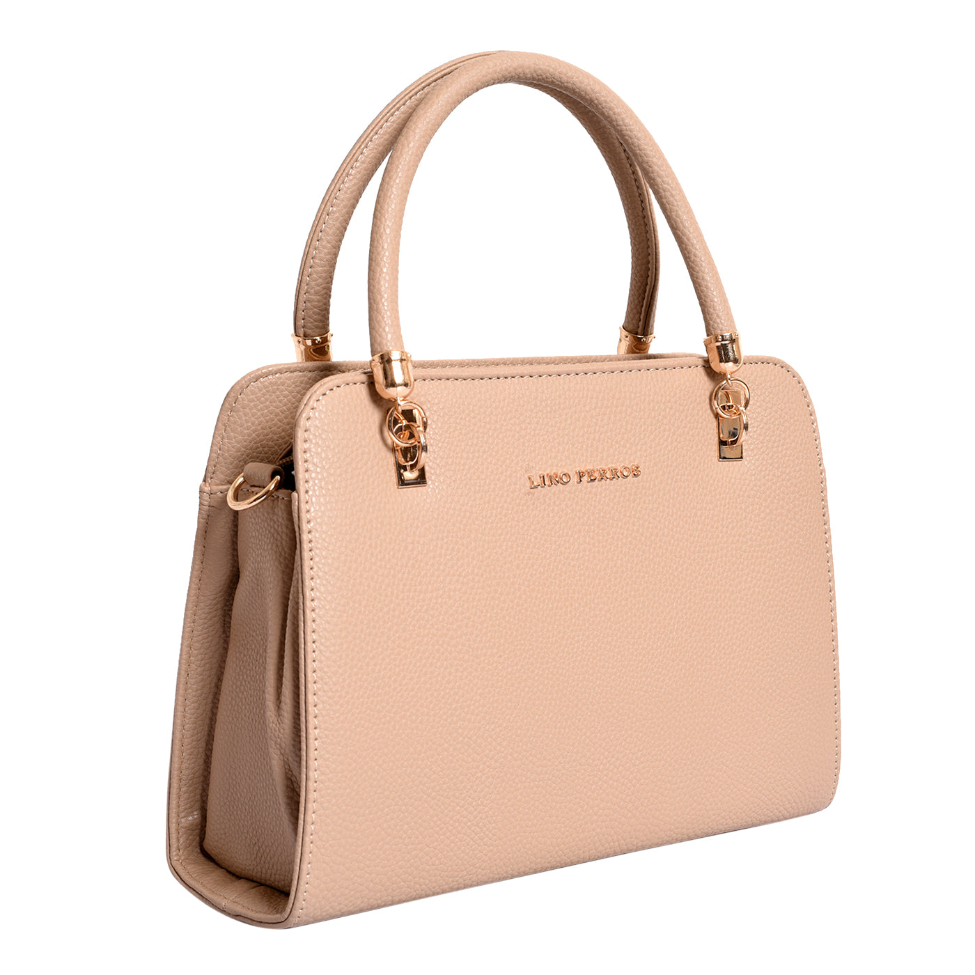 Women's Beige Casual Solid Satchel