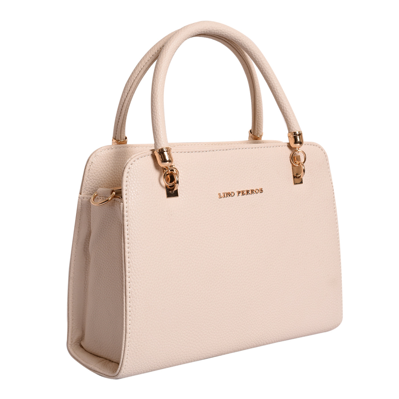 Women's White Casual Solid Satchel