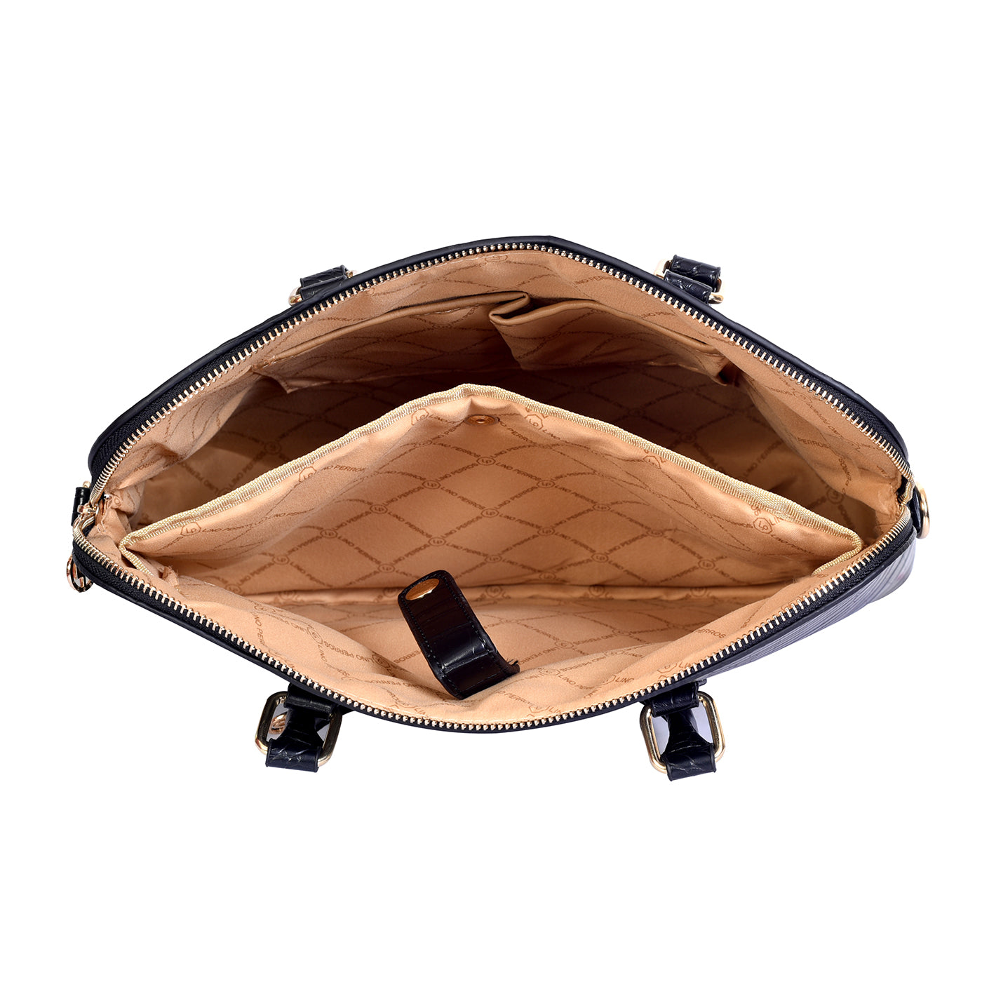 Women's Black Casual Solid Satchel