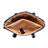 Women's Black Casual Solid Satchel