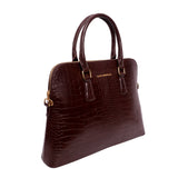 Women's Brown Casual Solid Satchel