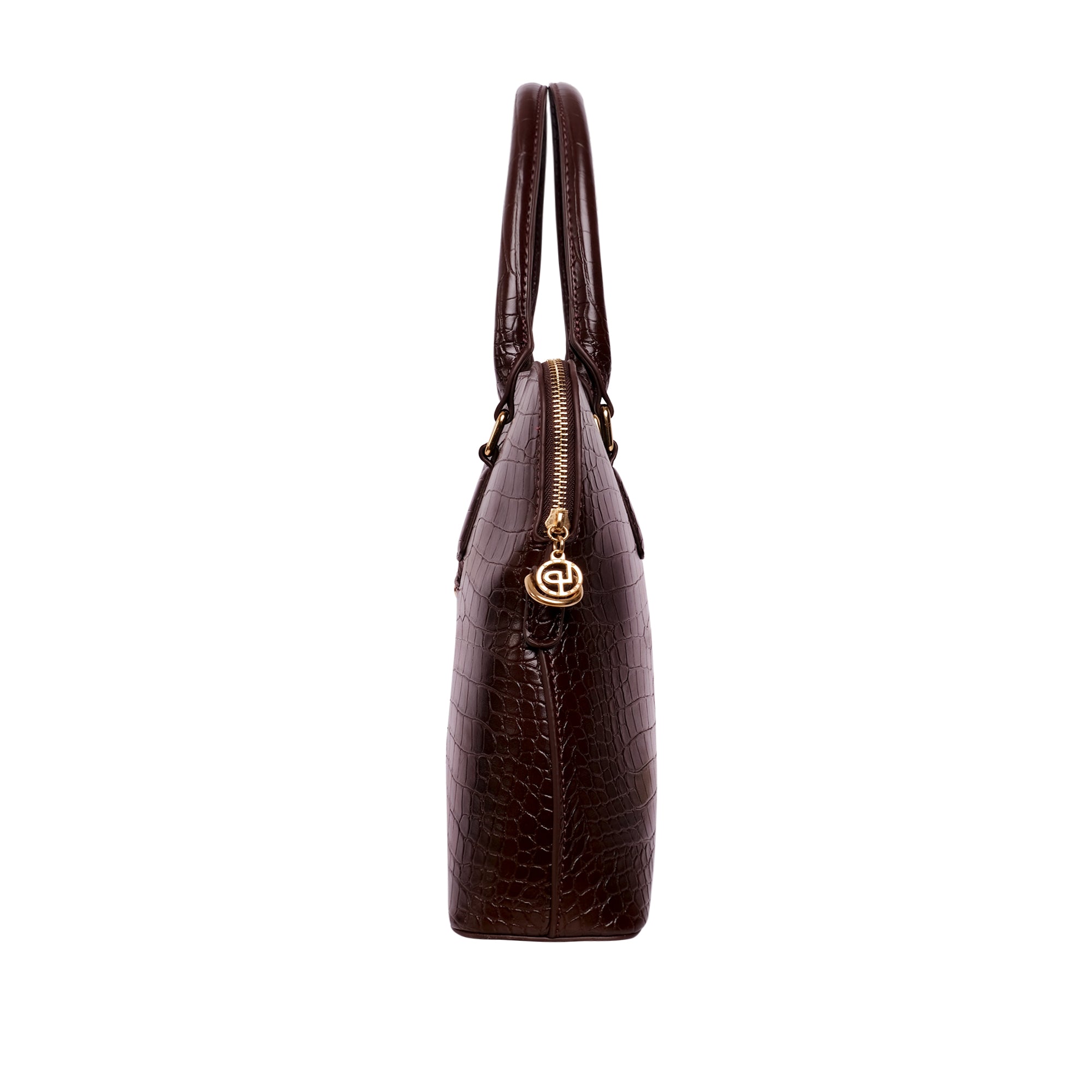 Women's Brown Casual Solid Satchel
