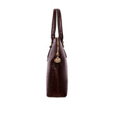 Women's Brown Casual Solid Satchel