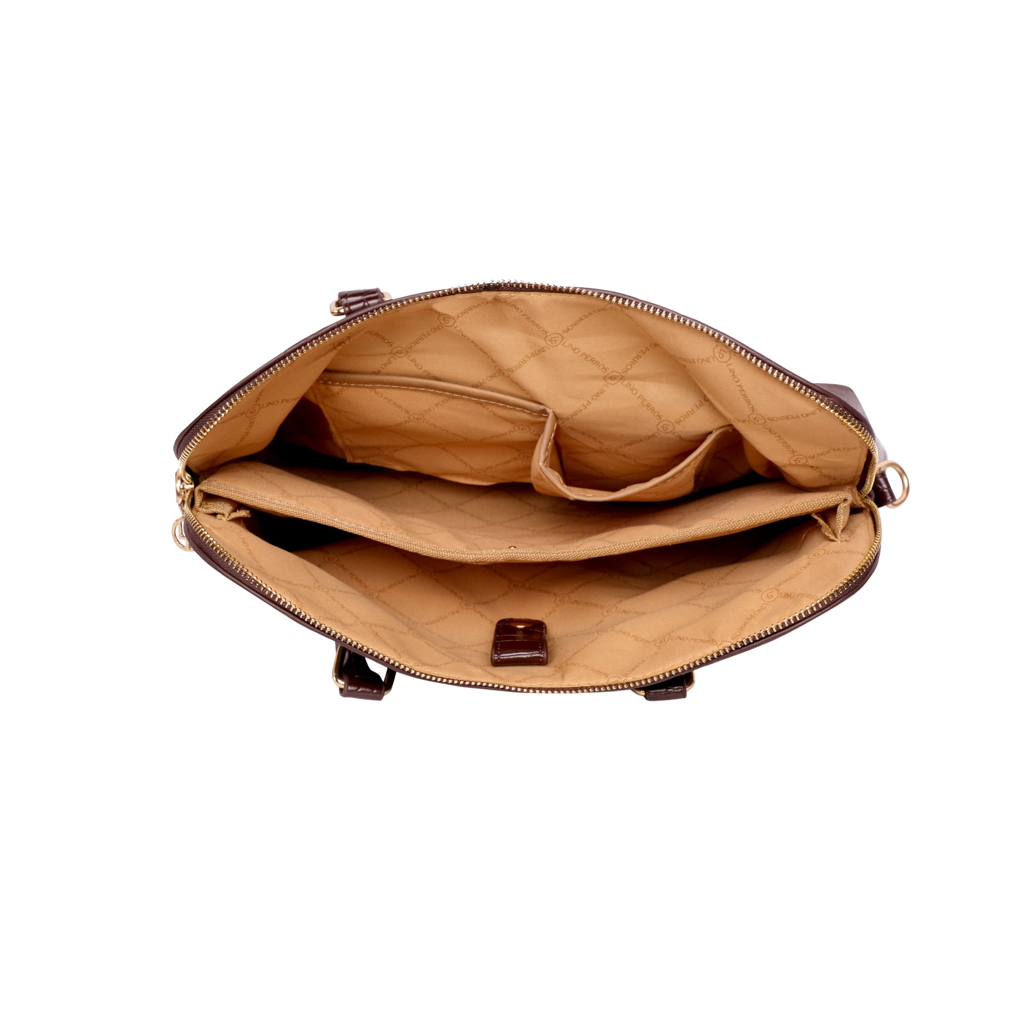 Women's Brown Casual Solid Satchel