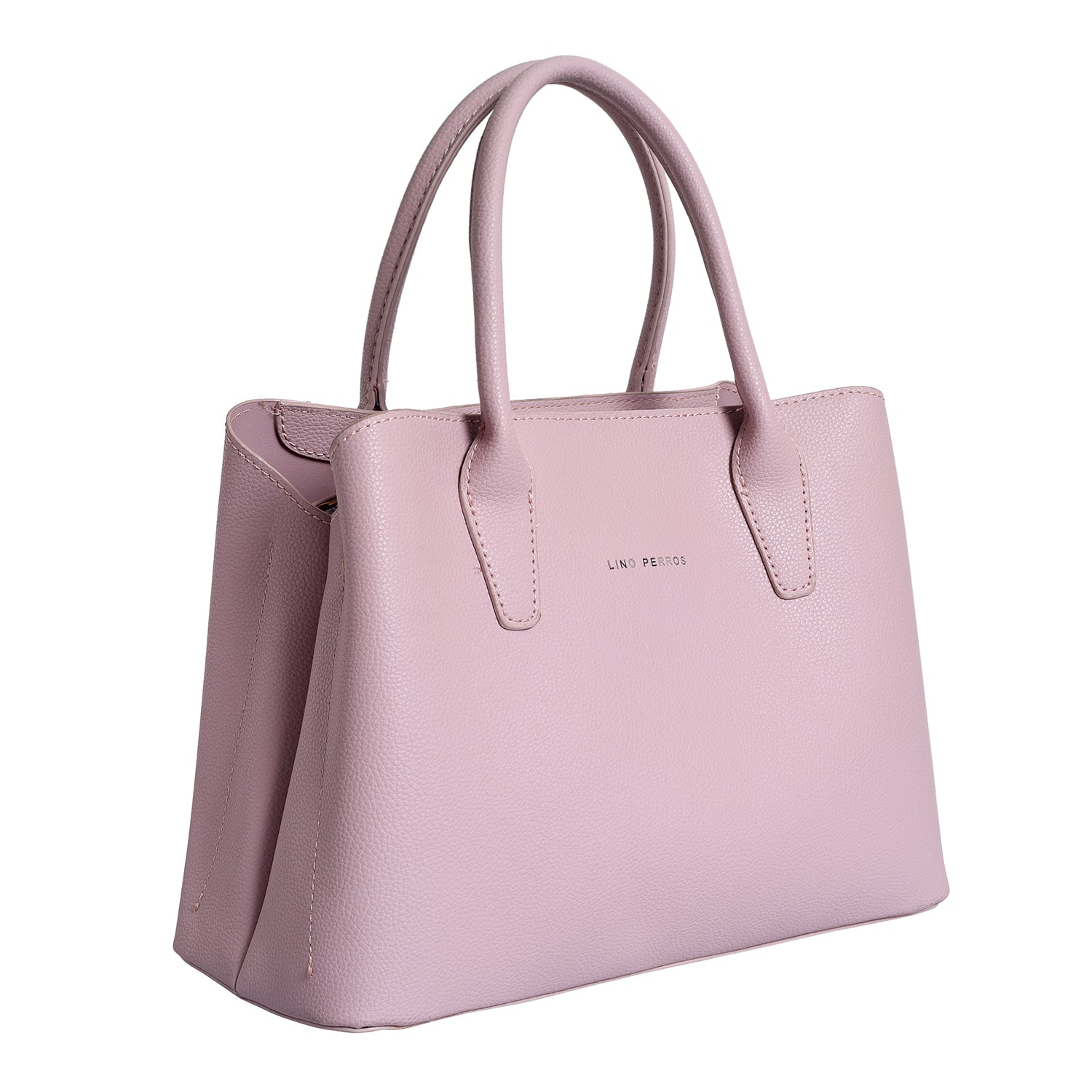Women's Pink Casual Solid Satchel