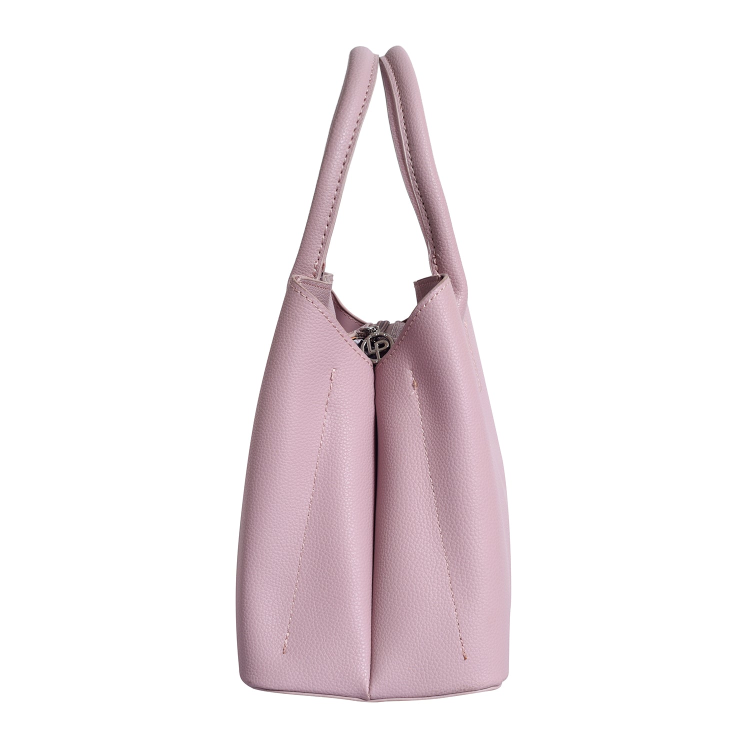 Women's Pink Casual Solid Satchel
