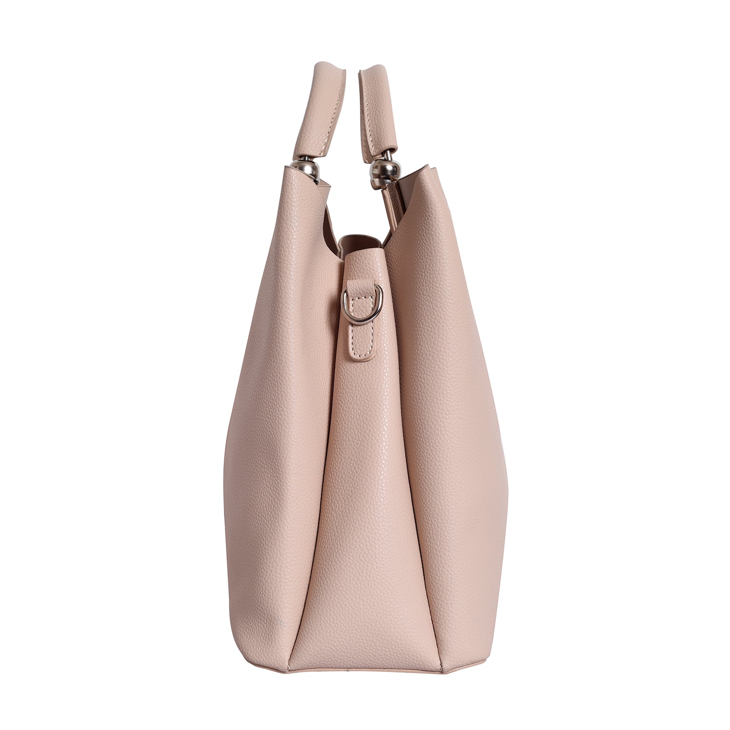 Women's Beige Casual Solid Satchel