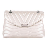 Women's Off White Casual Solid Shoulder Bag