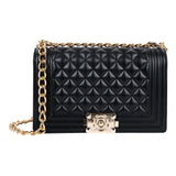 Women's Black Casual Solid Shoulder Bag