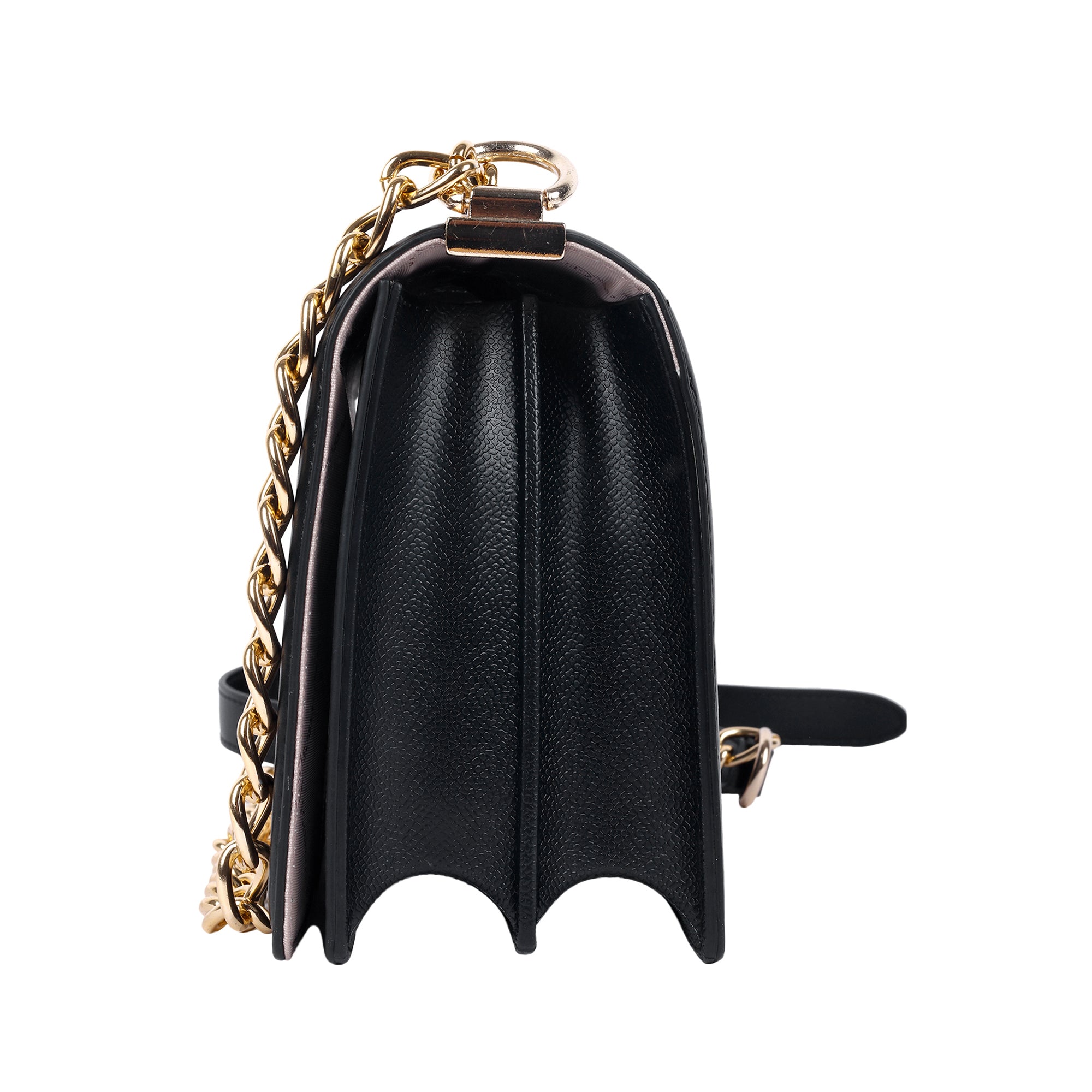 Women's Black Casual Solid Shoulder Bag