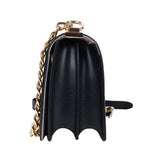Women's Black Casual Solid Shoulder Bag