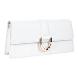 Women's White Casual Solid Shoulder Bag