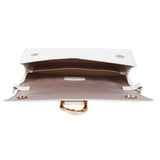 Women's White Casual Solid Shoulder Bag