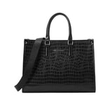 Women's Black Casual Solid Tote Bag