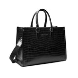 Women's Black Casual Solid Tote Bag